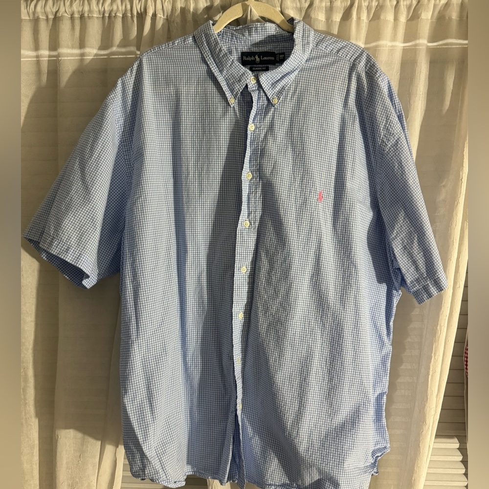 Ralph Lauren short sleeve button up. 3XB